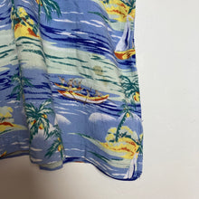 Charger l'image dans la galerie, chemise-hawaienne-a-fleurs-bleue
