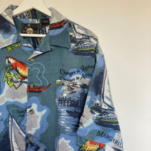 Charger l'image dans la galerie, chemise-hawaienne-homme-bleue