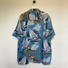 Charger l'image dans la galerie, chemise-hawaienne-homme-bleue
