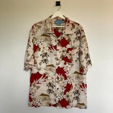 Charger l'image dans la galerie, chemise-hawaienne-homme-rouge-et-blanche