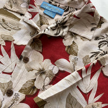 Charger l'image dans la galerie, chemise-hawaienne-homme-rouge-et-blanche