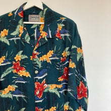 Charger l'image dans la galerie, chemise-hawaienne-homme-vintage-a-fleur