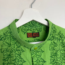 Charger l'image dans la galerie, chemise-hawaienne-homme-vintage-a-fleurs-verte