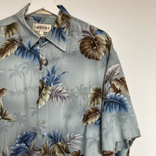 Charger l'image dans la galerie, chemise-hawaienne-homme-vintage-bleu
