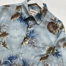 Charger l'image dans la galerie, chemise-hawaienne-homme-vintage-bleu