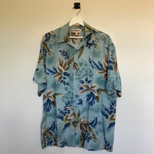 Charger l'image dans la galerie, chemise-hawaienne-homme-vintage-bleue