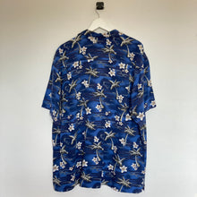 Charger l'image dans la galerie, chemise-hawaienne-homme-vintage-bleue