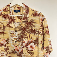 Charger l'image dans la galerie, chemise-hawaienne-homme-vintage-jaune