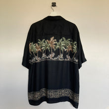 Charger l'image dans la galerie, chemise-hawaienne-homme-vintage-noire