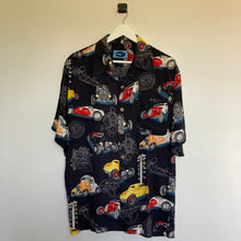 Charger l'image dans la galerie, chemise-hawaienne-homme-voitures-moto