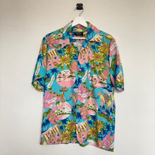 Charger l'image dans la galerie, chemise-hawaienne-vintage-a-fleurs-multicolore