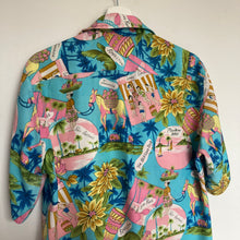 Charger l'image dans la galerie, chemise-hawaienne-vintage-a-fleurs-multicolore