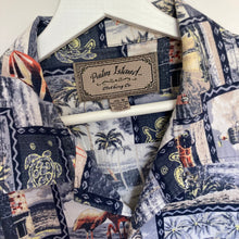 Charger l'image dans la galerie, chemise-hawaienne-vintage-a-motifs