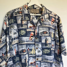 Charger l'image dans la galerie, chemise-hawaienne-vintage-a-motifs