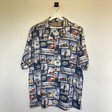 Charger l'image dans la galerie, chemise-hawaienne-vintage-a-motifs