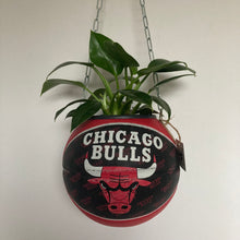 Charger l'image dans la galerie, deco-basketball-plante-ballon-de-basket-recycle-chicago-bulls