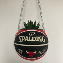 Charger l'image dans la galerie, deco-basketball-vintage-plante-ballon-de-basket-chicago-bulls-nba