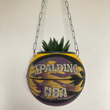 Charger l'image dans la galerie, deco-basketball-vintage-plante-ballon-de-basket-lakers-nba