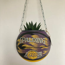 Charger l'image dans la galerie, deco-basketball-vintage-plante-ballon-de-basket-lakers-nba