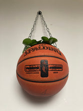 Charger l'image dans la galerie, decoration-ballon-de-basket-transforme-en-pot-de-fleur-spalding-basketball-planter