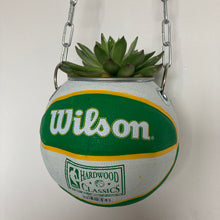 Charger l'image dans la galerie, decoration-ballon-de-basket-transforme-en-pot-de-fleur-sonics-basketball-planter