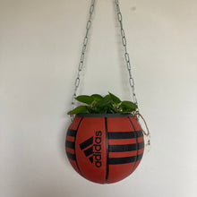 Charger l'image dans la galerie, decoration-ballon-de-basket-transforme-en-pot-de-fleurs-basketball-planter-adidas