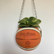 Charger l'image dans la galerie, decoration-ballon-de-basket-transforme-en-pot-de-fleurs-molten