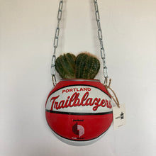 Charger l'image dans la galerie, decoration-ballon-de-basket-transforme-en-pot-de-fleurs-trailblazers