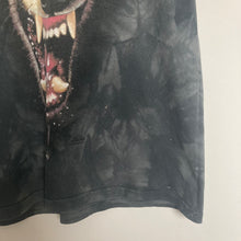 Charger l'image dans la galerie, T-shirt vintage 90's tie dye avec motif animal (M)