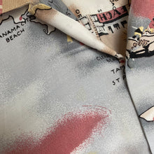 Charger l'image dans la galerie, Chemise hawaienne vintage pastel (M/L)