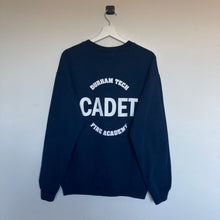 Charger l'image dans la galerie, Sweat vintage bleu foncé Fire Academy (M)