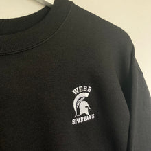 Charger l'image dans la galerie, Sweat noir léger logo brodé (S)