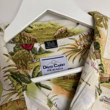 Charger l'image dans la galerie, Chemise vintage à motifs vignes / vin / vignoble (XL)