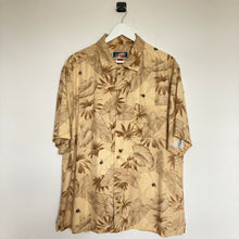 Charger l'image dans la galerie, Chemise hawaïenne épaisse à fleurs pour homme - couleur orange brun marron