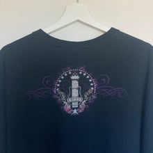 Charger l'image dans la galerie, T-shirt vintage noir a imprimé (2XL)