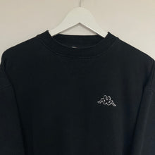 Charger l'image dans la galerie, Sweat vintage Kappa noir Made in Portugal (L)