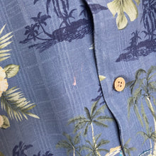 Charger l'image dans la galerie, Chemise hawaienne vintage bleu clair (XL/2XL)