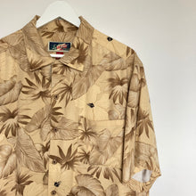 Charger l'image dans la galerie, Chemise hawaïenne épaisse à fleurs pour homme - couleur orange brun marron