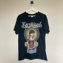 Charger l'image dans la galerie, Tee-shirt noir imprimé face et dos (S/M)