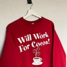 Charger l'image dans la galerie, Sweat vintage rouge à imprimé (S)