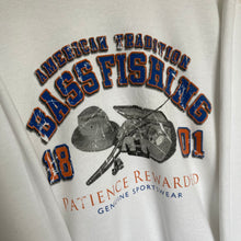 Charger l'image dans la galerie, Sweat graphic vintage blanc 90’s (M)