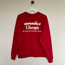 Charger l'image dans la galerie, Sweat vintage rouge à imprimé (S)