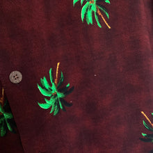 Charger l'image dans la galerie, Chemise hawaïenne bordeaux (M)