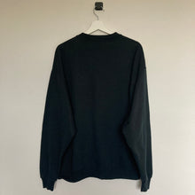 Charger l'image dans la galerie, Sweat noir vintage logo brodé (L)