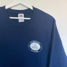 Charger l'image dans la galerie, Sweat bleu foncé imprimé casino (XL)