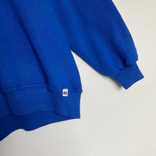 Charger l'image dans la galerie, Sweat vintage Russell Athletic bleu logo brodé de sport