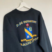 Charger l'image dans la galerie, Sweat vintage noir imprimé au dos (M/L)