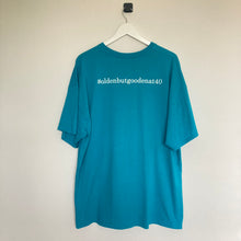 Charger l'image dans la galerie, Tee-shirt turquoise à imprimé (L/Xl oversize , 2XL)