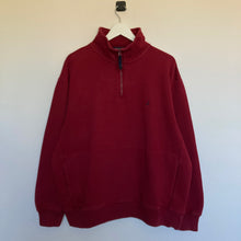 Charger l'image dans la galerie, Pull Nautica bordeaux col à zip 1/4 (L)