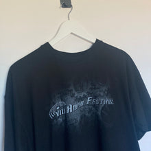 Charger l'image dans la galerie, T-shirt noir imprimé au dos Amphi Festival (XL)